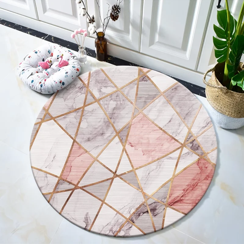 Home Textiles Online - ~O~Light Luxuriöse runde Bodenmatte für Wohnzimmer