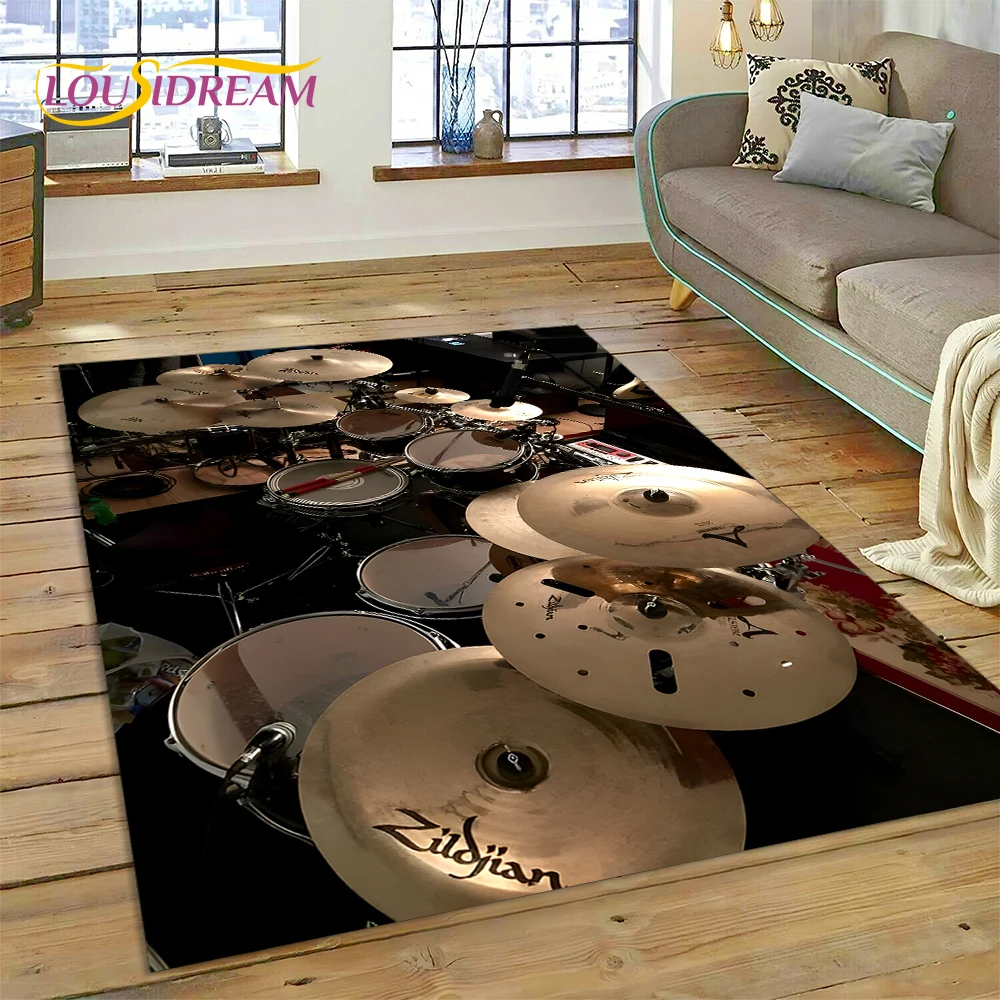 Home Textiles Online - Schlagzeug-Set, Musikinstrumente, Schlagzeug-Set, Teppich, Teppich für