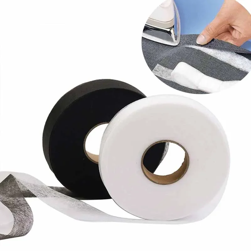 Home Textiles Online - 50m/Rolle doppelseitiges Vlies Inter lining Kleber
