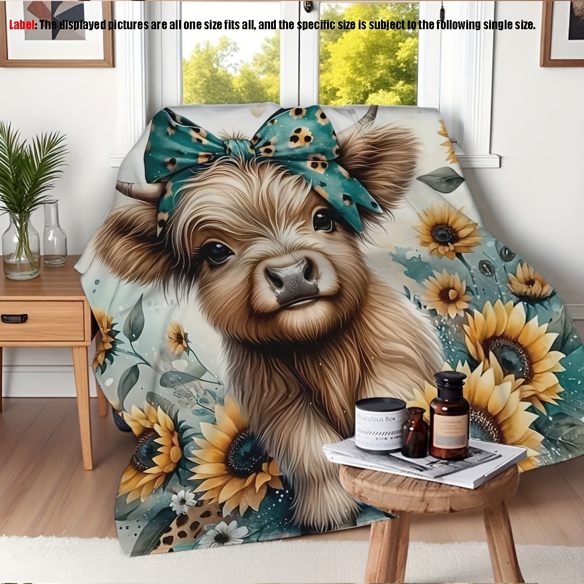 Niedliche Baby Highland-Kuh So – Highland Home Textiles Bewertung und Preis