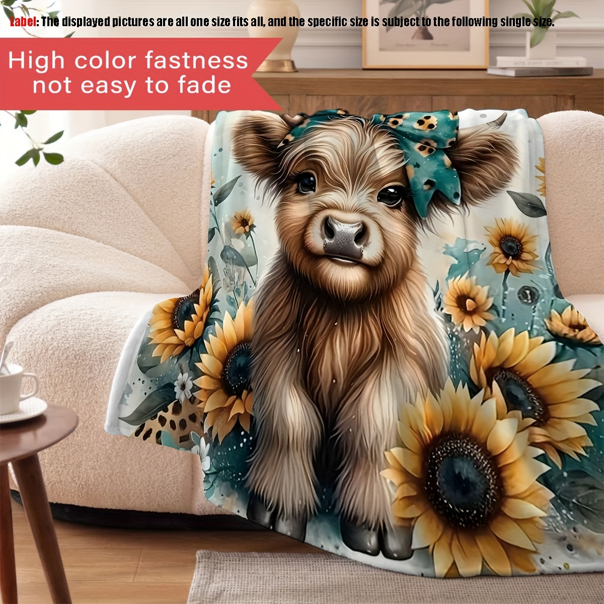 Niedliche Baby Highland-Kuh So – Highland Home Textiles Bewertung und Preis