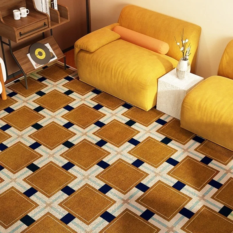 Karierter Retro-Teppich für Wo – Home Textiles Online Bewertung und Preis