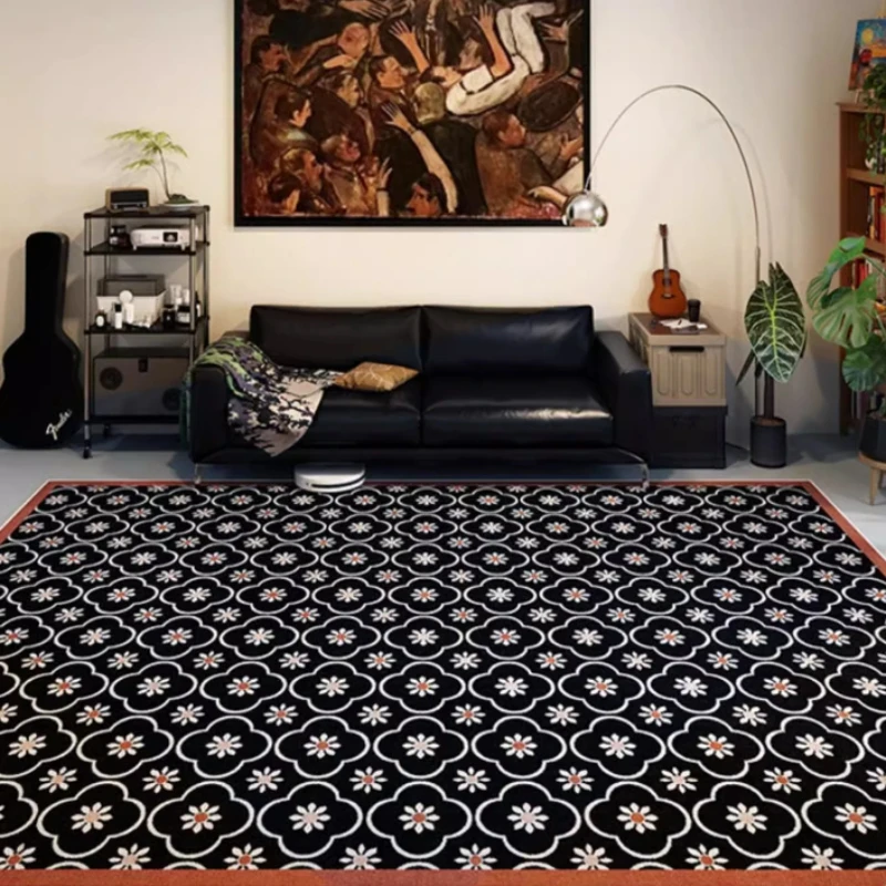 Retro-Karo-Wohnzimmerteppich,  – Home Textiles Online Bewertung und Preis