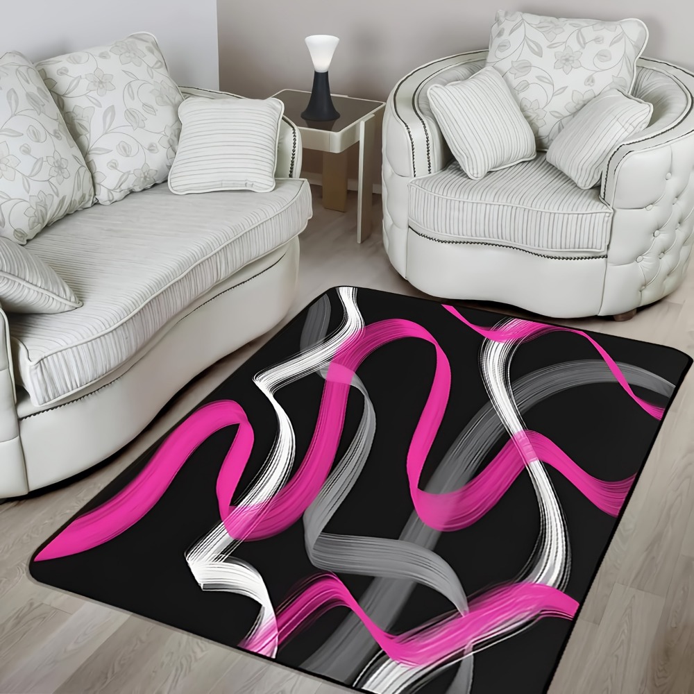 Geometrisch gestreifter Teppic – Hot Home Of Textiles Bewertung und Preis