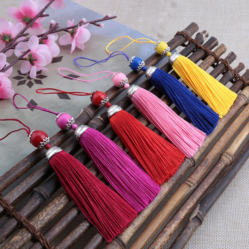 2/5Pcs 8CM Silk Quaste mit Acr – Home Ec Textiles Bewertung und Preis